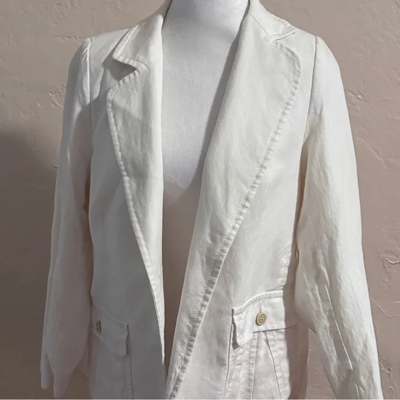 Loro Piana Cotton/Flax Blazer - Picture 2 of 9